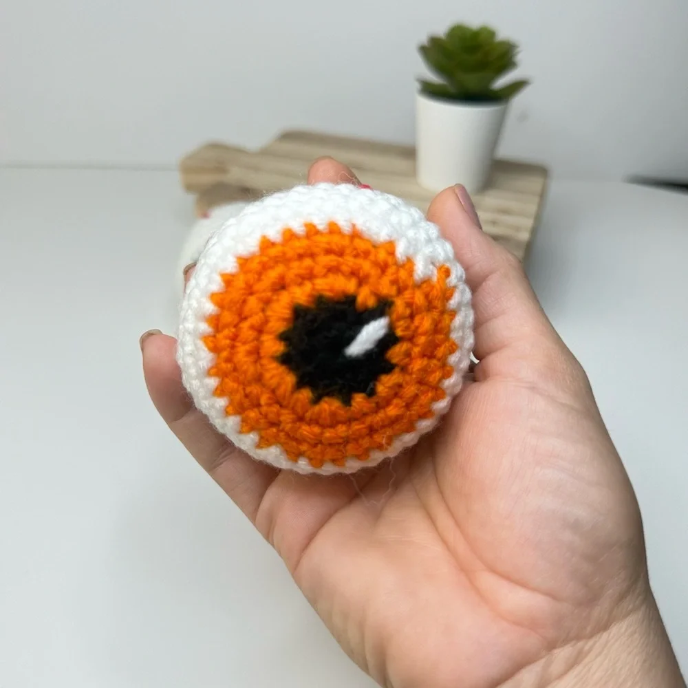 Cat Toy Handmade Halloween Eyeball Catnip Toys Pair of two